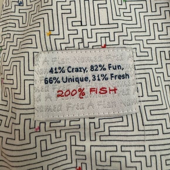 A Fish Named Fred button up shirt - Picture 5 of 8
